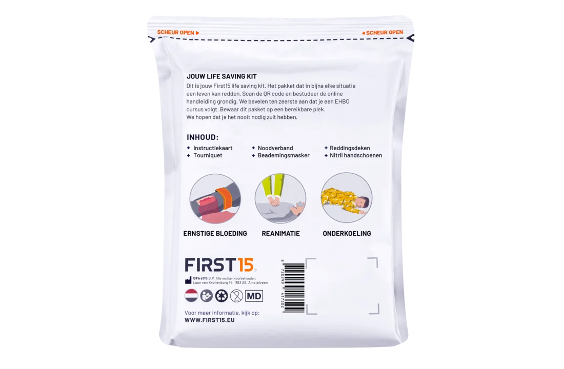 First15 Life Saving Kit - Levensreddend Handelen