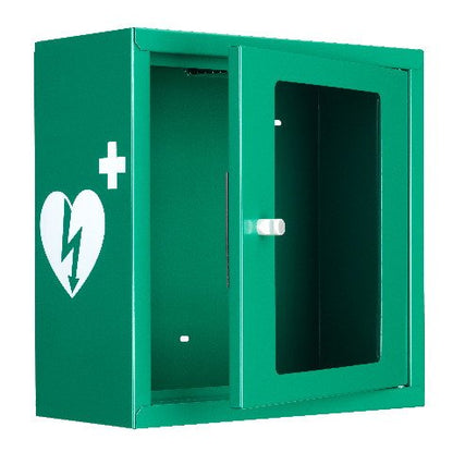 Groene AED Wandkast Met Alarm
