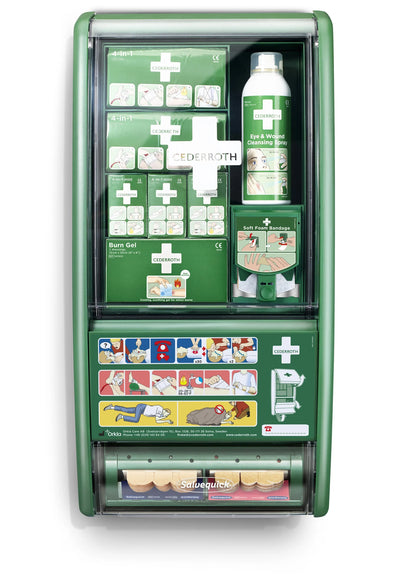 Cederroth EHBO/BHV Station incl. softfoam bandage dispenser