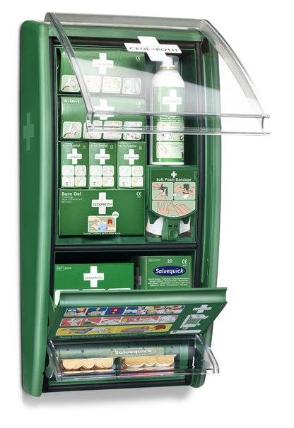 Cederroth EHBO/BHV Station incl. softfoam bandage dispenser