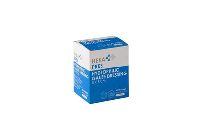 HEKA Hydrofiel Gaaskompres 5 x 5 cm - Steriel - 8 Laags