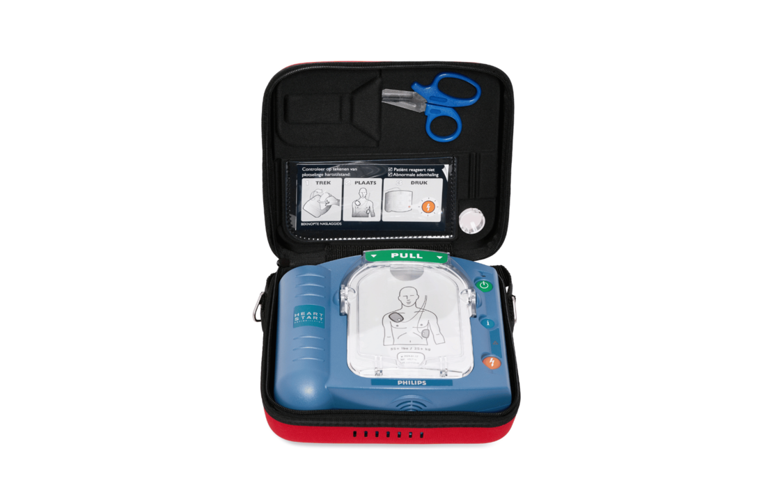 Philips Heartstart HS1 AED + Philips Draagtas
