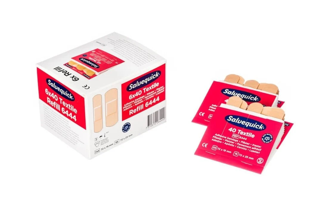 Salvequick Navulling 6x40 Textiel Pleisters
